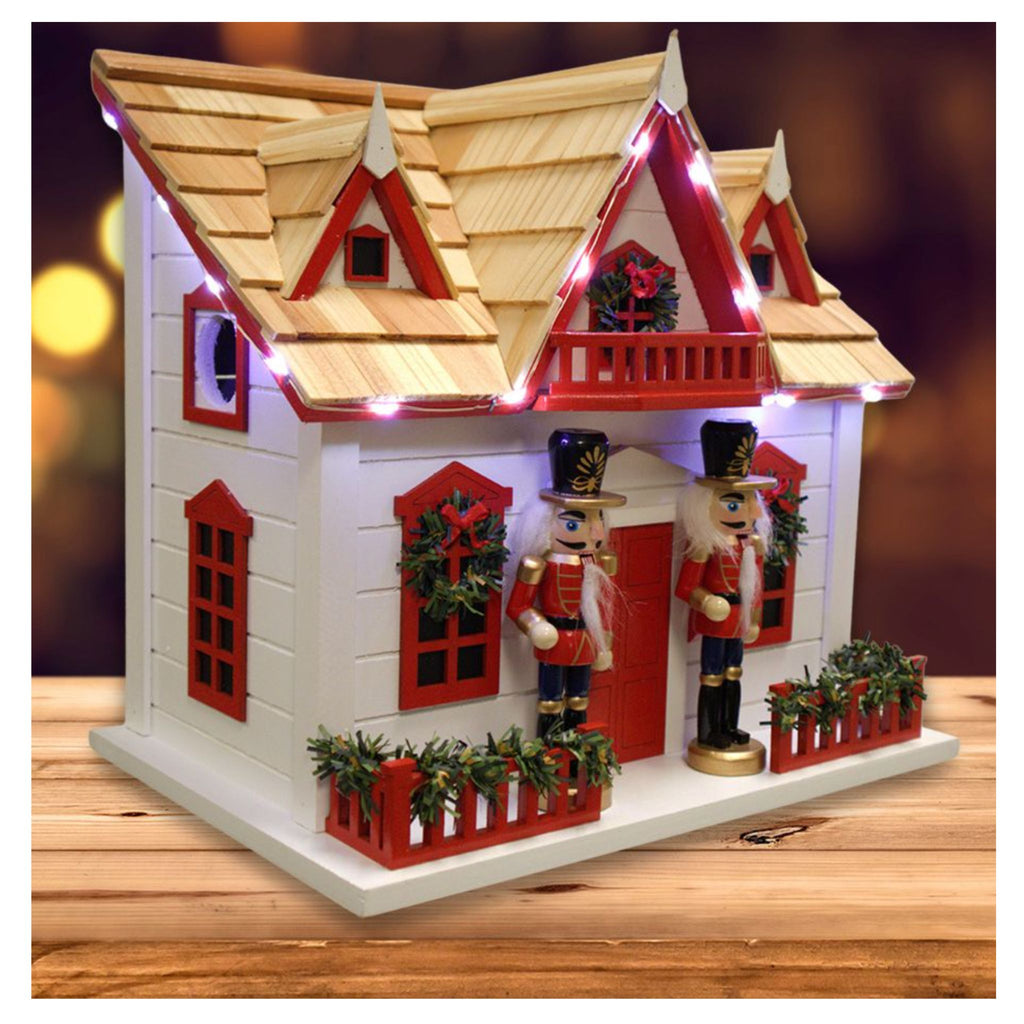 Christmas Nutcracker Birdhouse-Ther Well Appointed House
