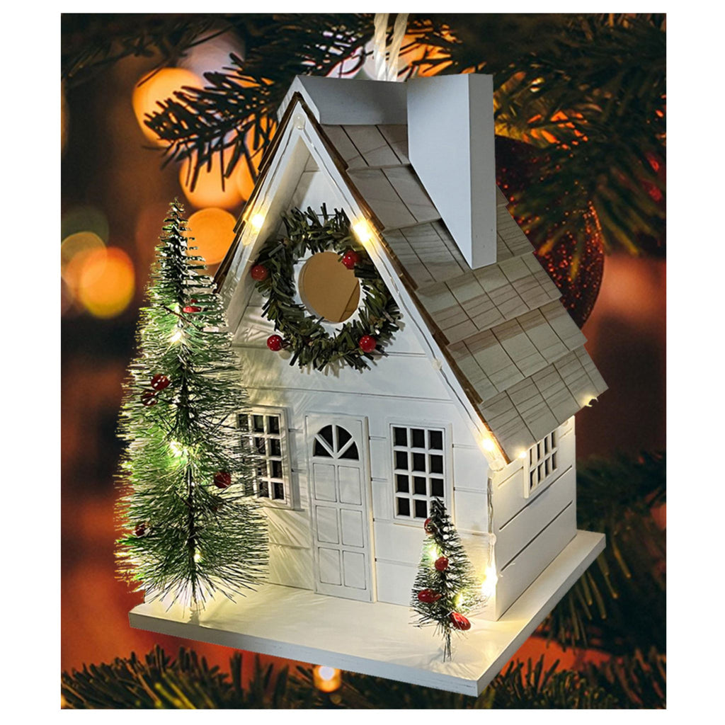 Christmas Villa Birdhouse-The Well Appointed House