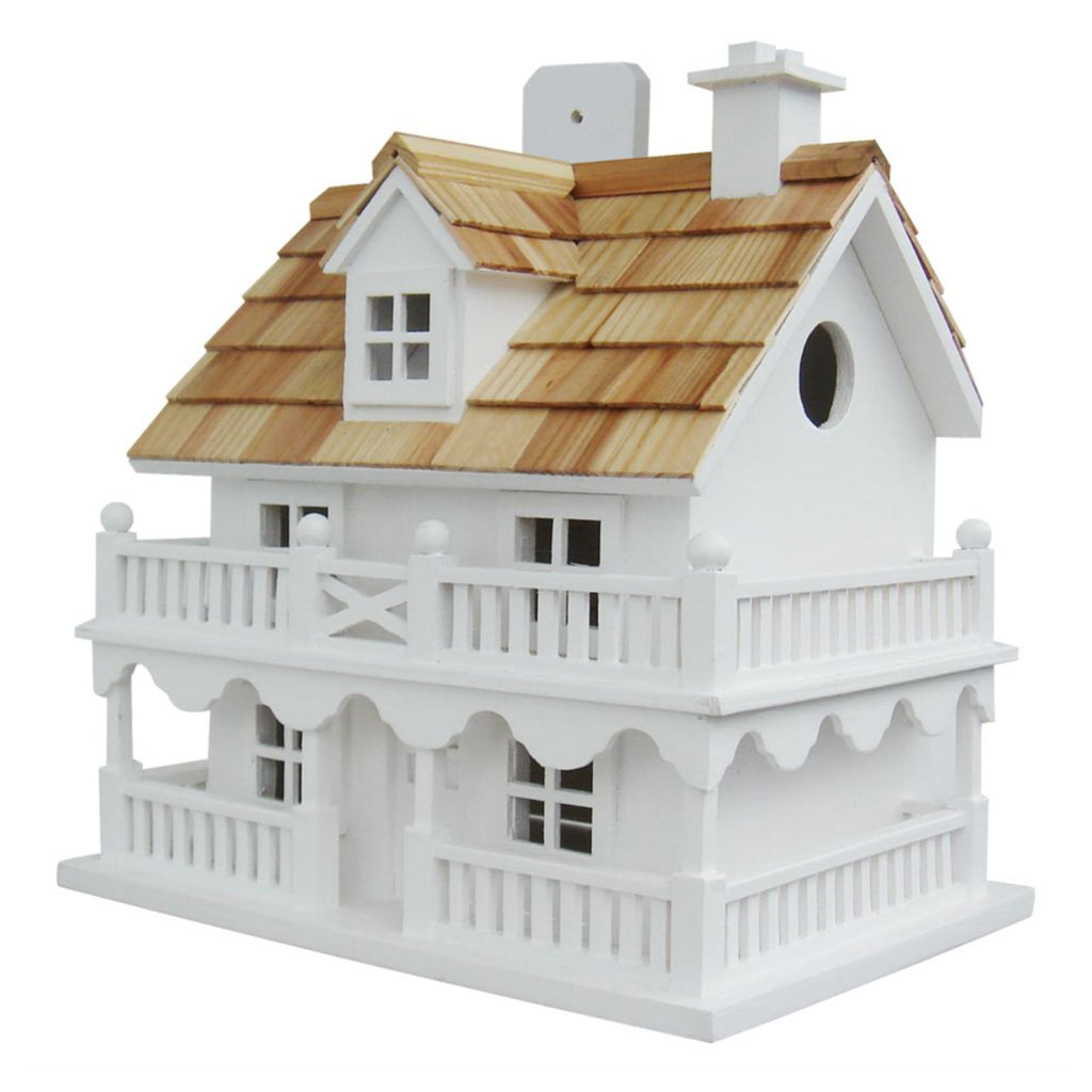 Classic Cottage Birdhouse in White- The Well Appointed House