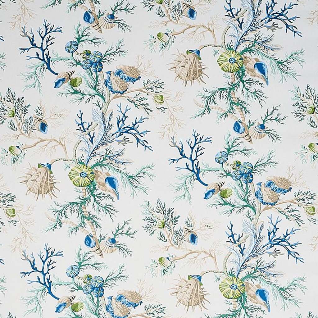 Del Tesoro in Blue and Green Wallpaper - The Well Appointed House