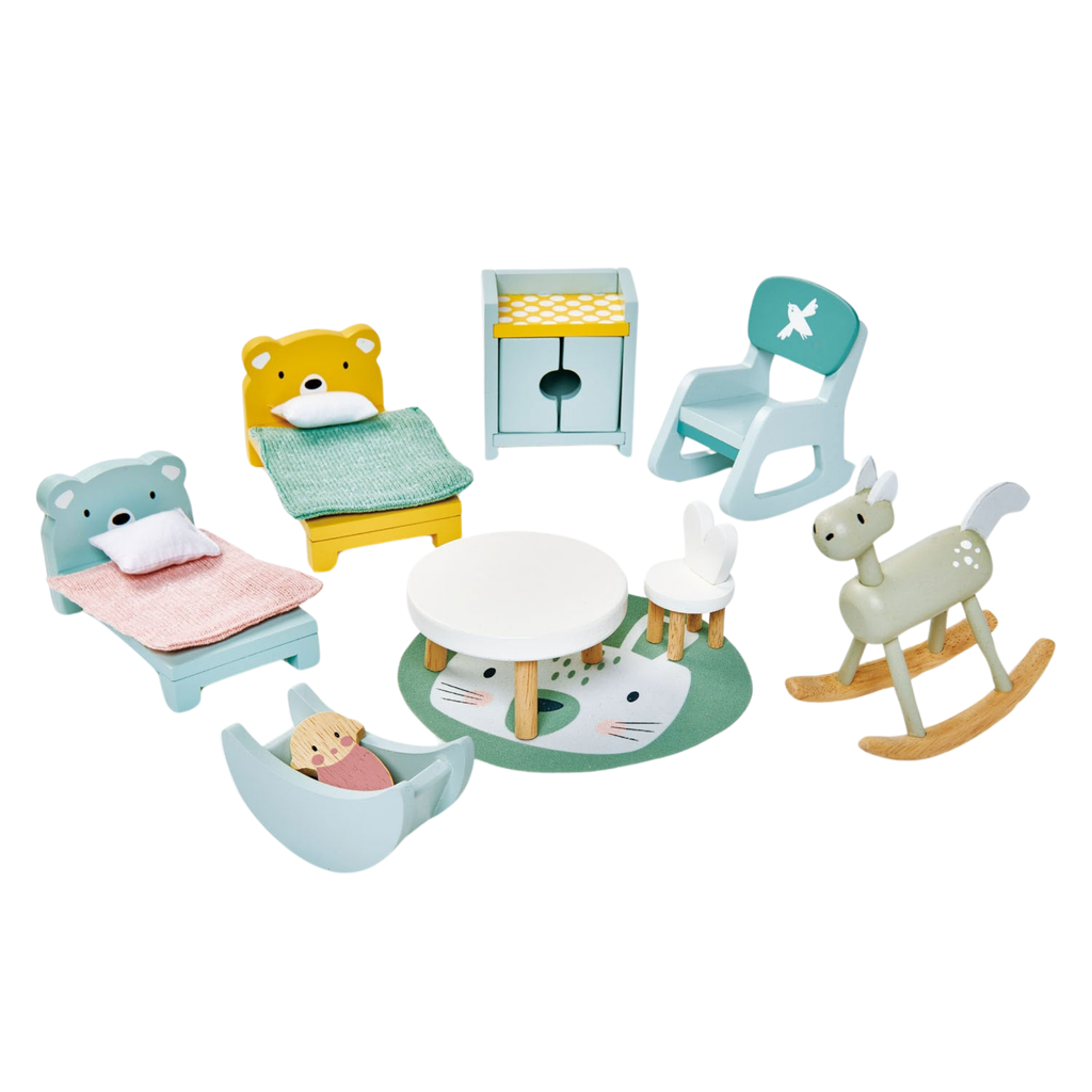 Dolls House Childrens Room Furniture Kids Toy - The Well Appointed House