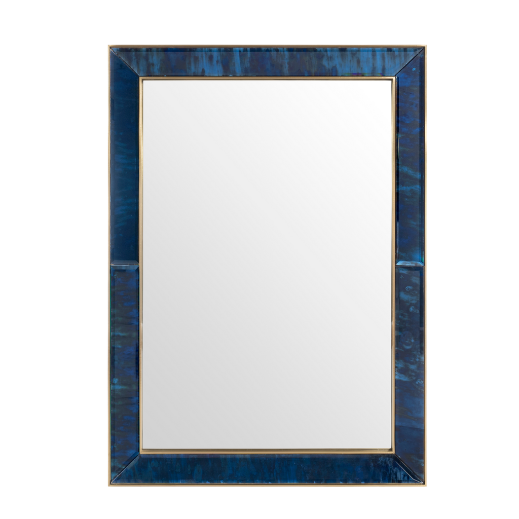 Antique Midnight Blue Etienne Mirror - The Well Appointed House