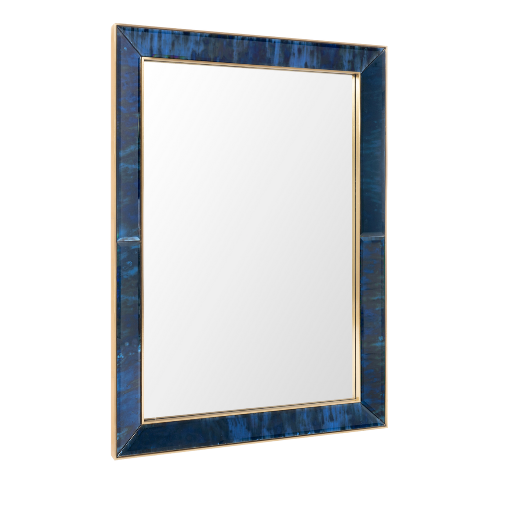 Antique Midnight Blue Etienne Mirror - The Well Appointed House