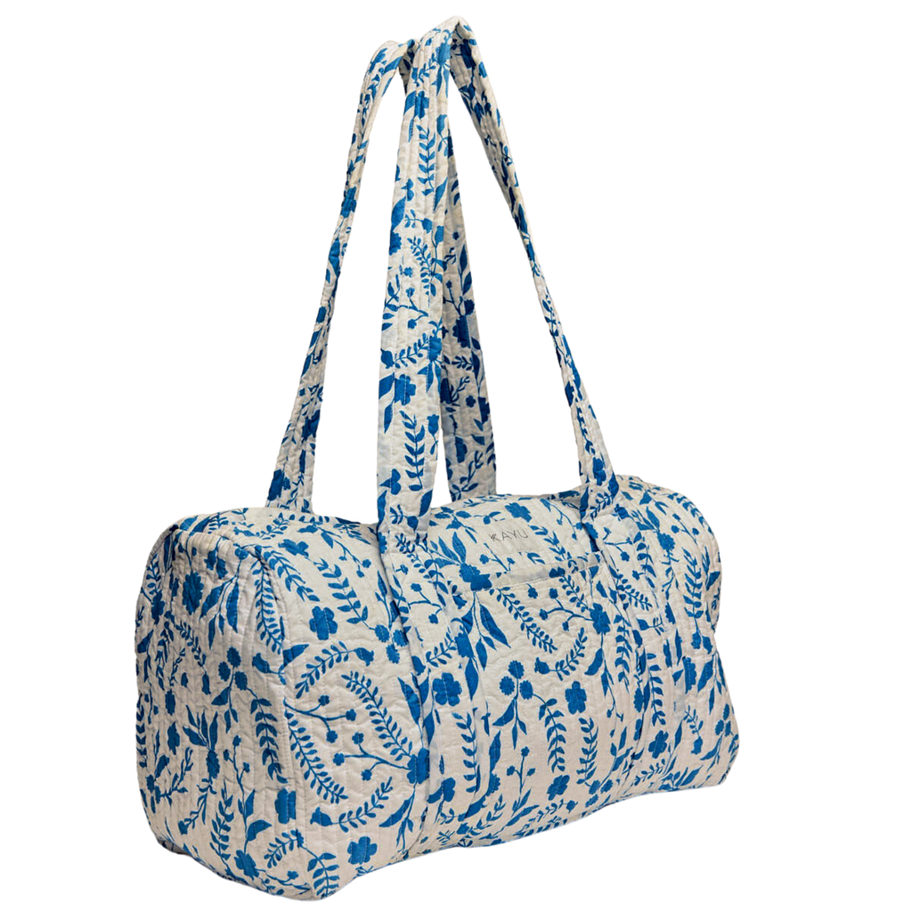 Elodie Travel Weekender Tote Bag in Blue - The Well Appointed House