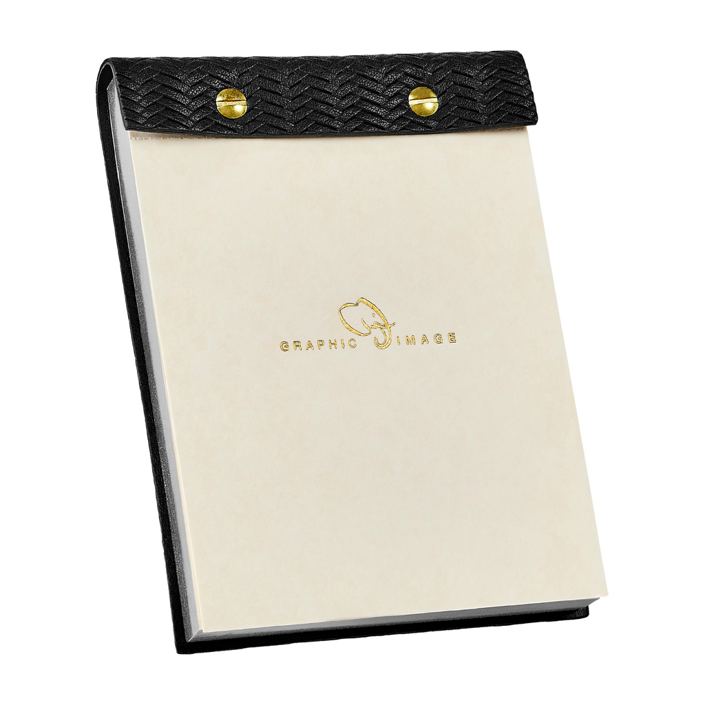 Embossed Python Leather Desk Notepad - The Well Appointed House