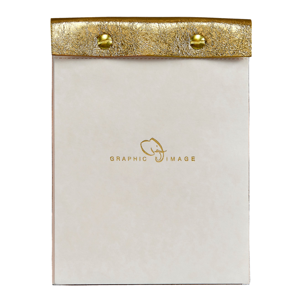 Embossed Python Leather Desk Notepad - The Well Appointed House