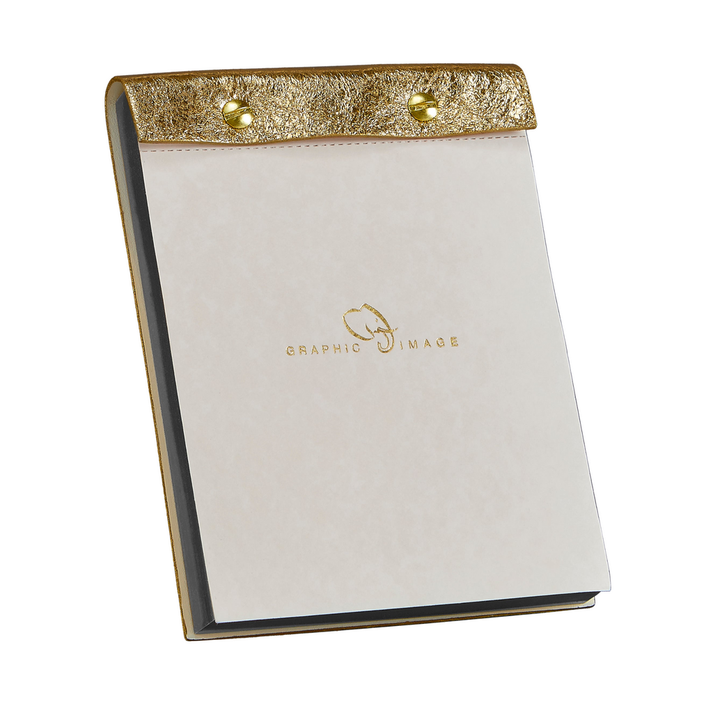 Embossed Python Leather Desk Notepad - The Well Appointed House