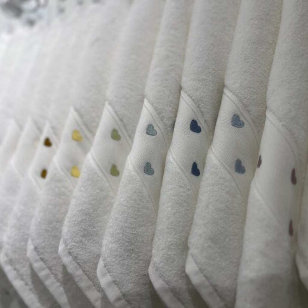 EmbroideredLOVEWhiteCottonTowels-TheWellAppointedHouse