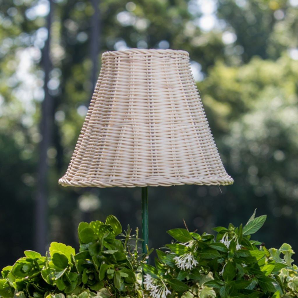 Empire Lampshades in Rattan - The Well Appointed House