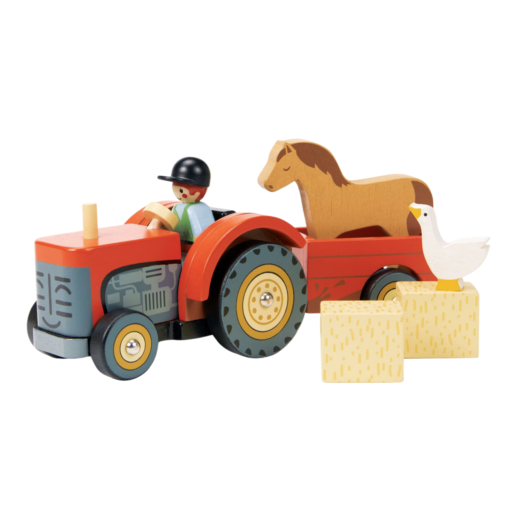 Farmyard Tractor Kids Toy - The Well Appointed House