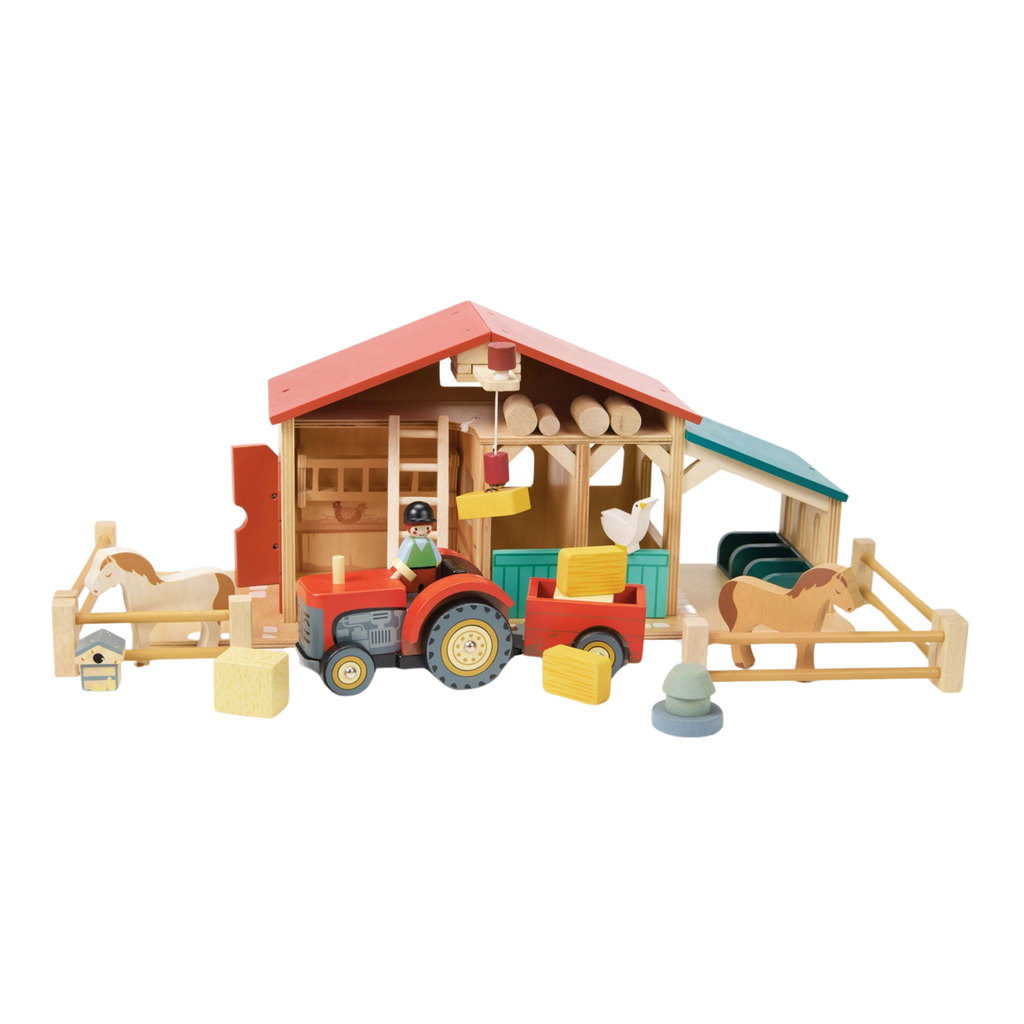 Farmyard Tractor Kids Toy - The Well Appointed House