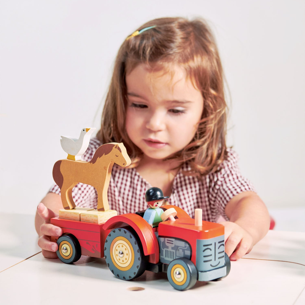 Farmyard Tractor Kids Toy - The Well Appointed House