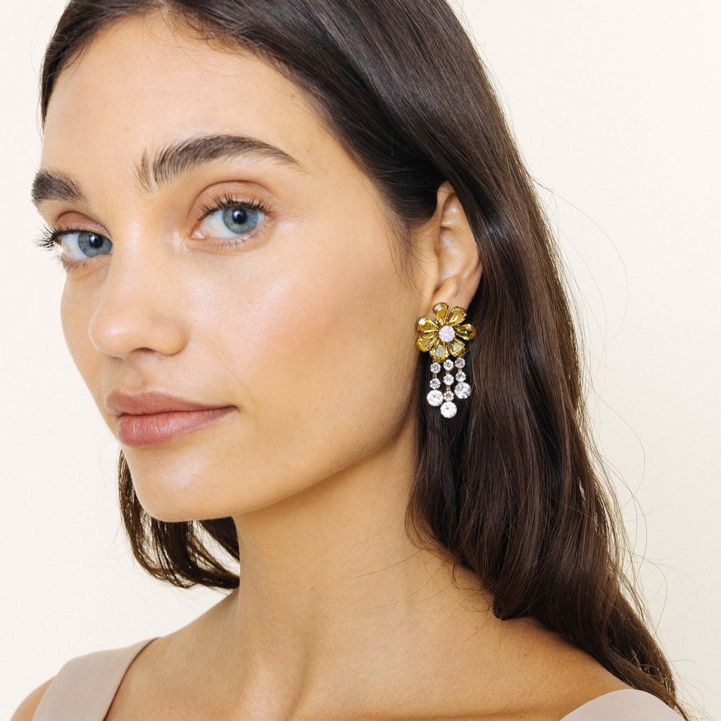 Frances Earrings in Light Topaz - The Well Appointed House