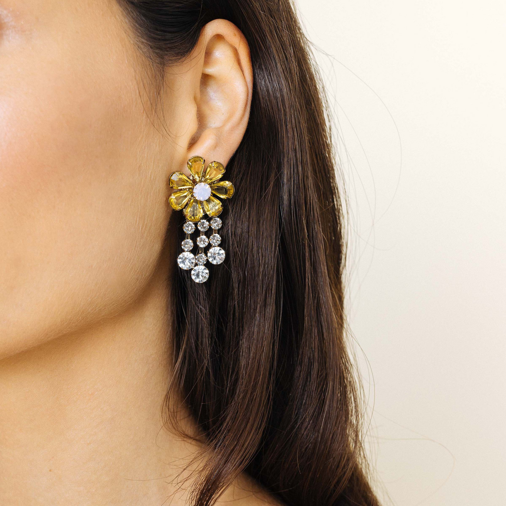 Frances Earrings in Light Topaz - The Well Appointed House