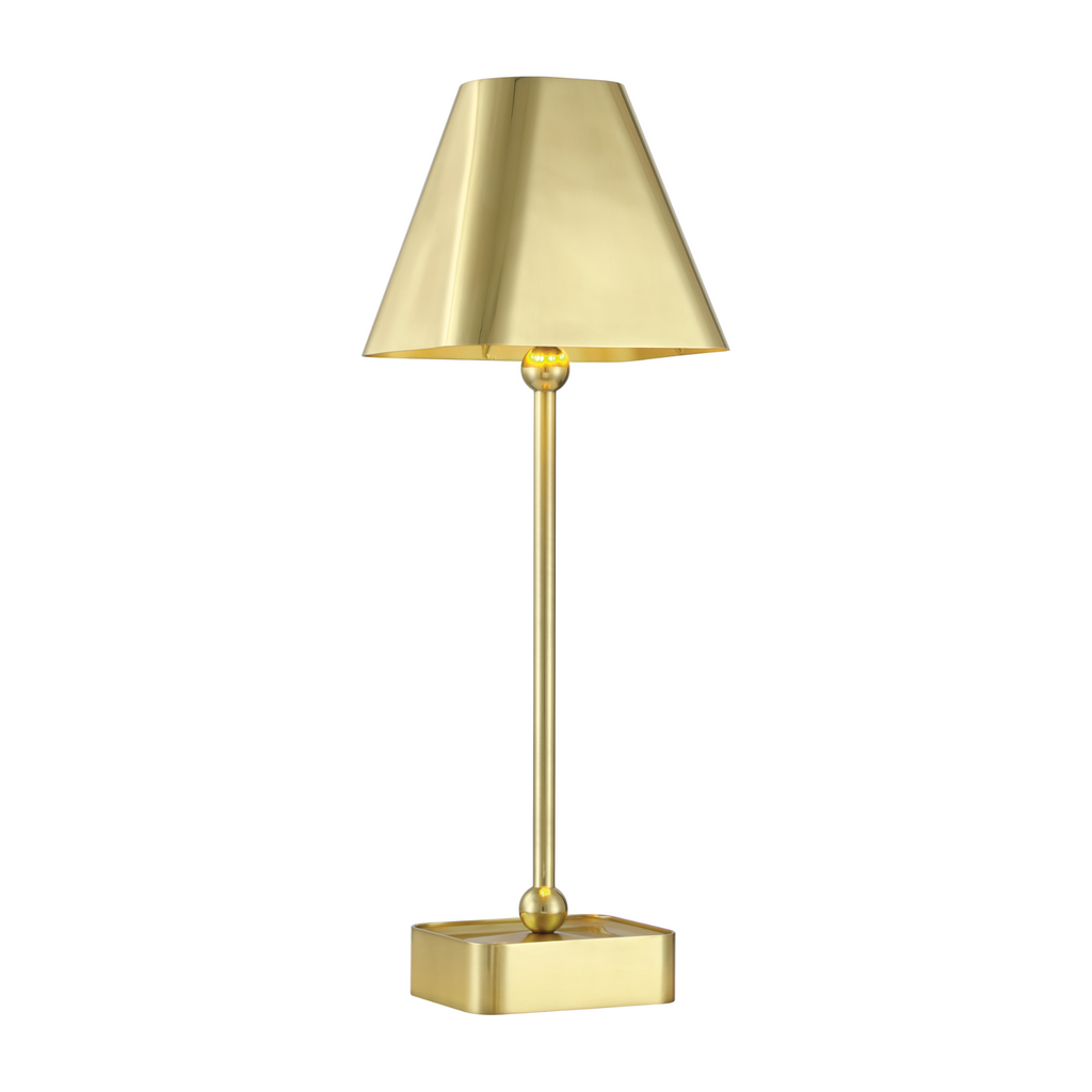 Gadabout Brass Cordless Table Lamp - The Well Appointed House