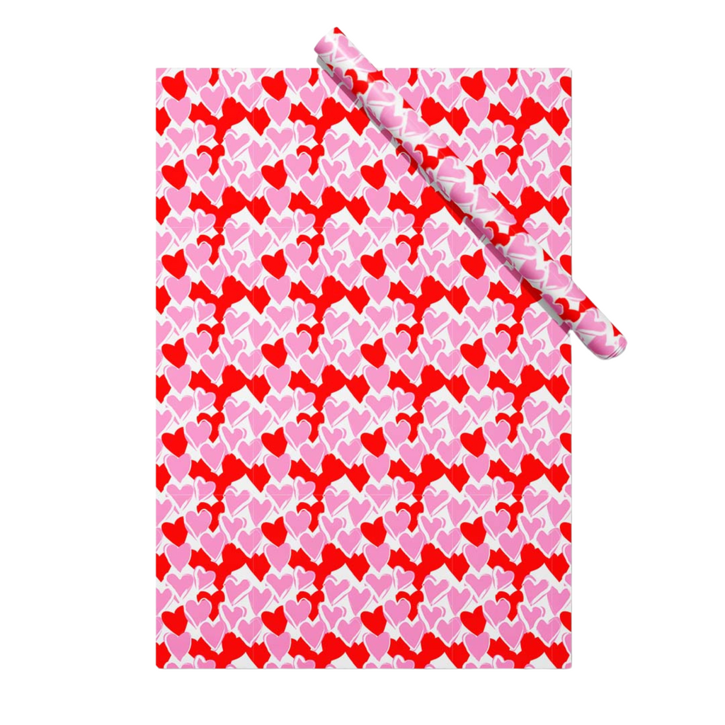 Gift Wrap in Happy Hearts- The Well Appointed House