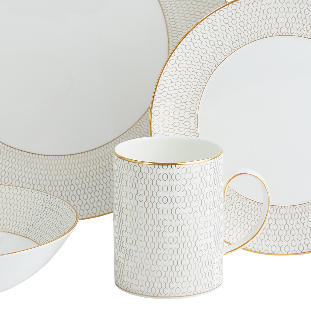 Gio Gold 4 Piece Place Setting, 4 Piece Set - The Well Appointed House