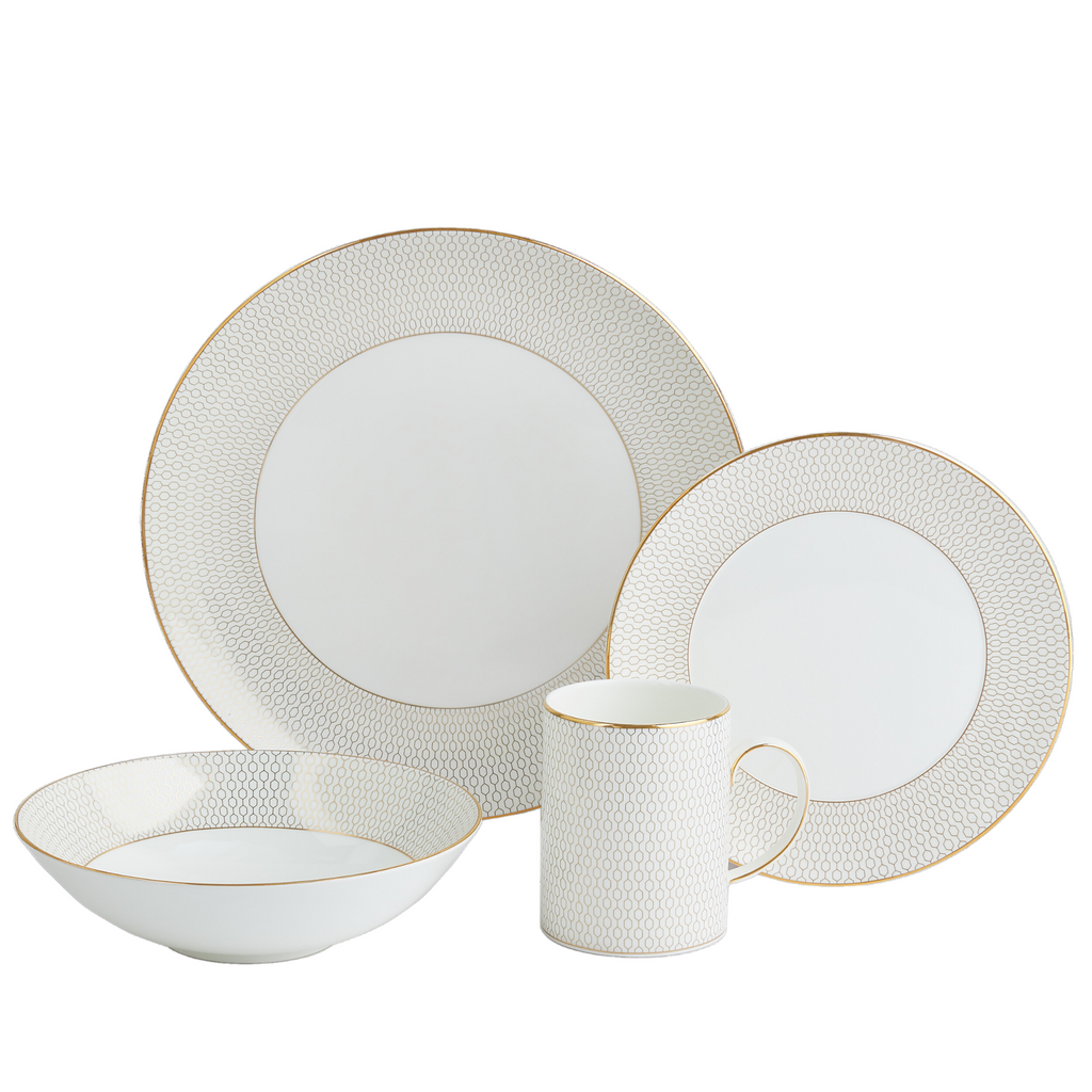 Gio Gold 4 Piece Place Setting, 4 Piece Set - The Well Appointed House