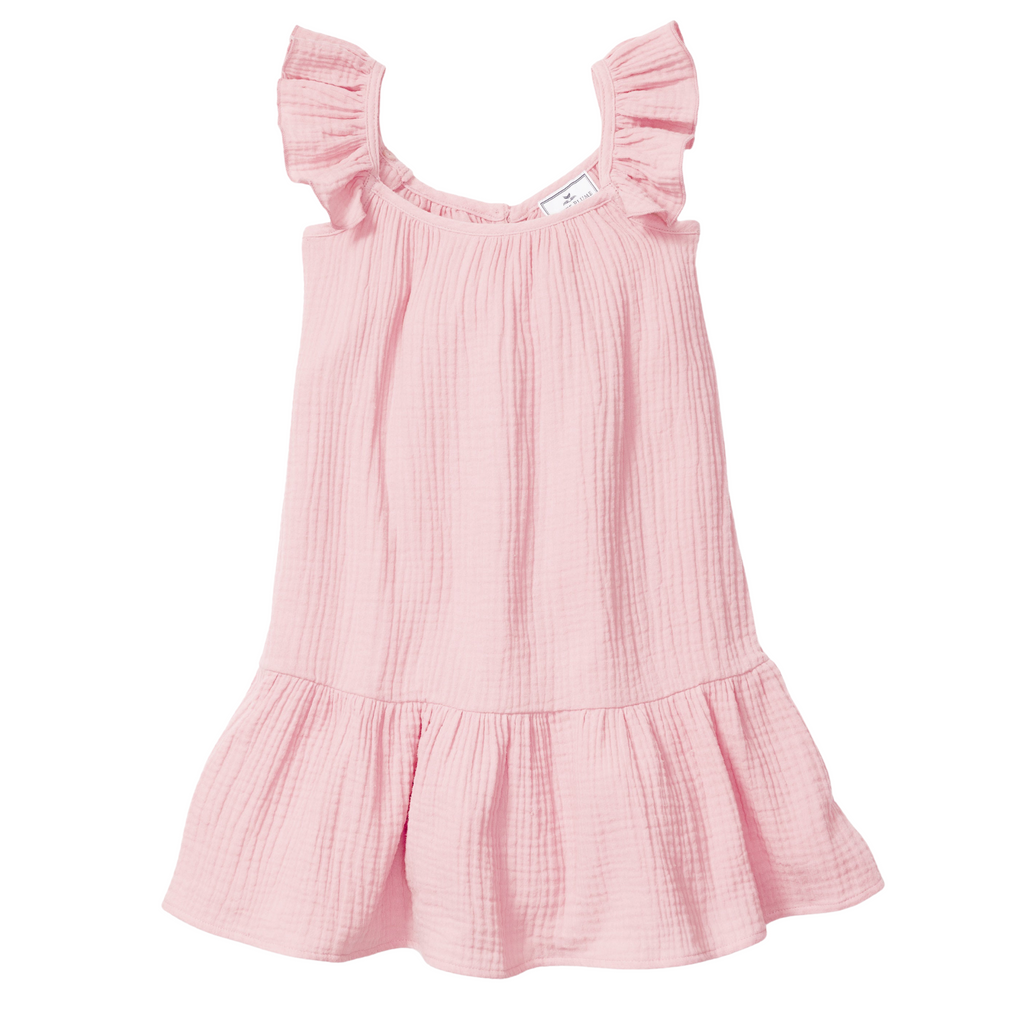 Girl's Gauze Celeste Sundress in Pink - The Well Appointed House