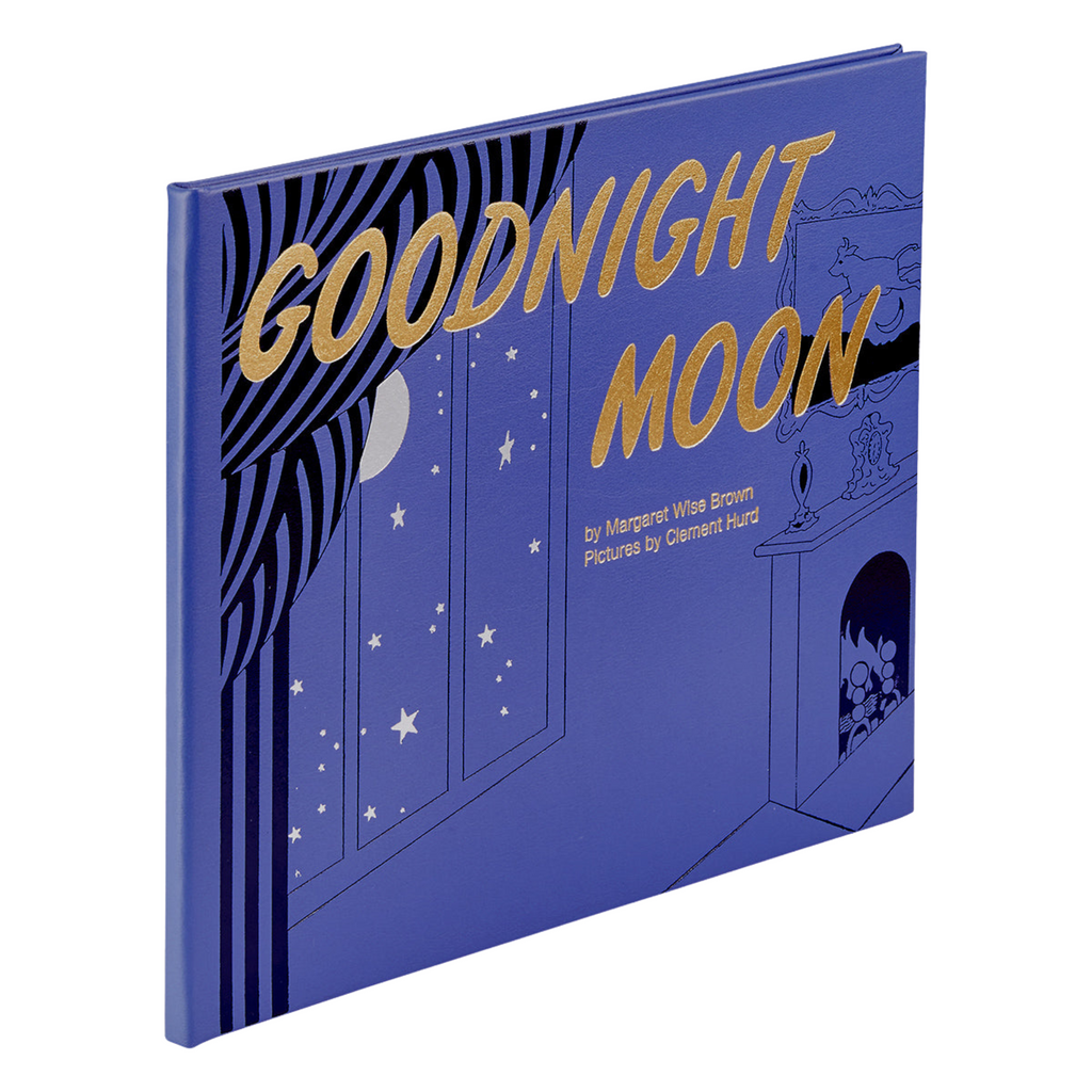 Personalize Goodnight Moon Blue Bonded Leather Book - The Well Appointed House