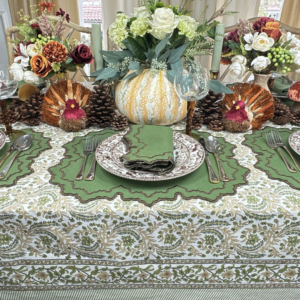 Harvest Fable Tablecloth - The Well Appointed House