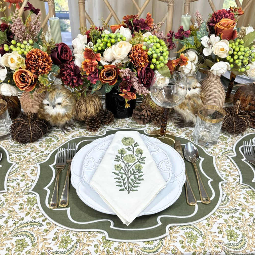 Harvest Fable Tablecloth - The Well Appointed House