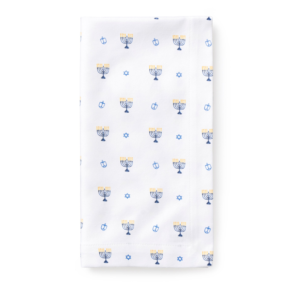 Signature Happy Hanukkah Table Linen- The Well Appointed House