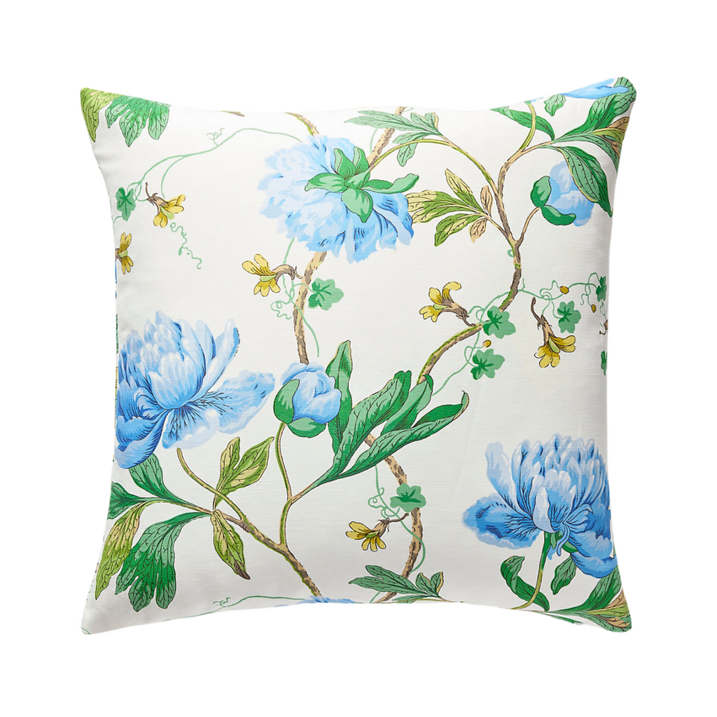 Isadora Print Pillow in Bluebonnet - THE WELL APPOINTED HOUSE