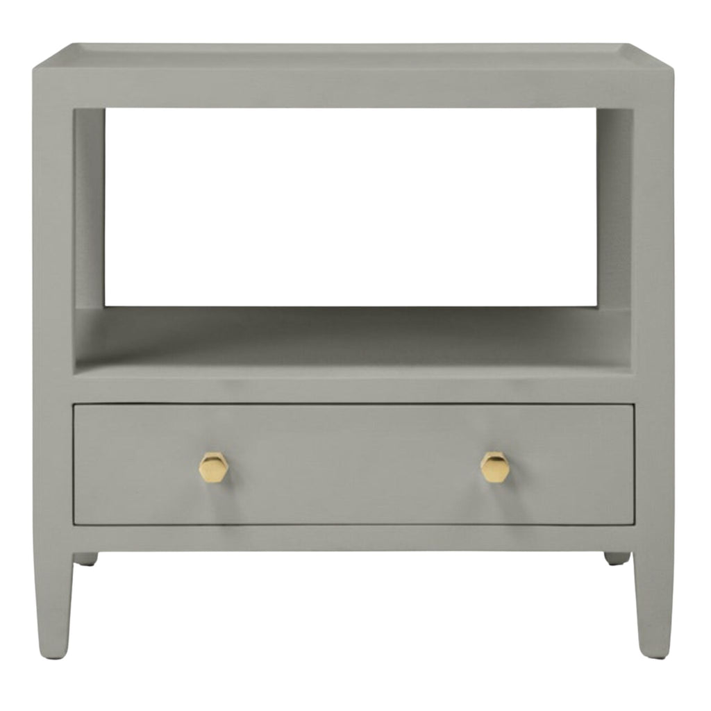 Jarin One Drawer Nightstand- Available in Multiple Finishes- The Well Appointed House