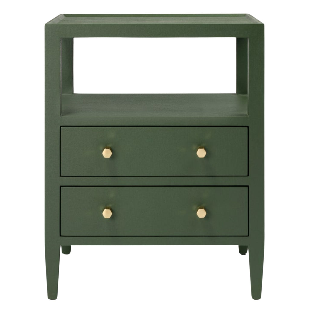 Jarin Two Drawer Nightstand -Available in Multiple Finishes - The Well Appointed House