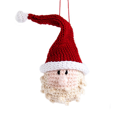 Crochet Santa Ornament - The Well Appointed House