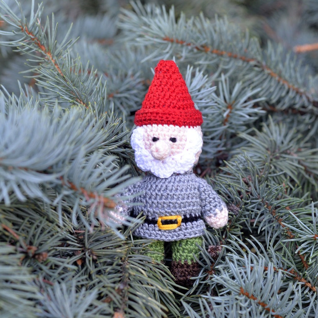 Crochet Gnome Ornaments, Set of 3 - The Well Appointed House