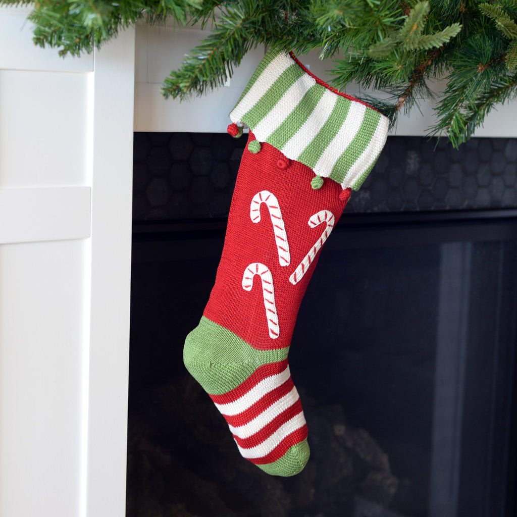 Candy Cane Stocking - The Well Appointed House