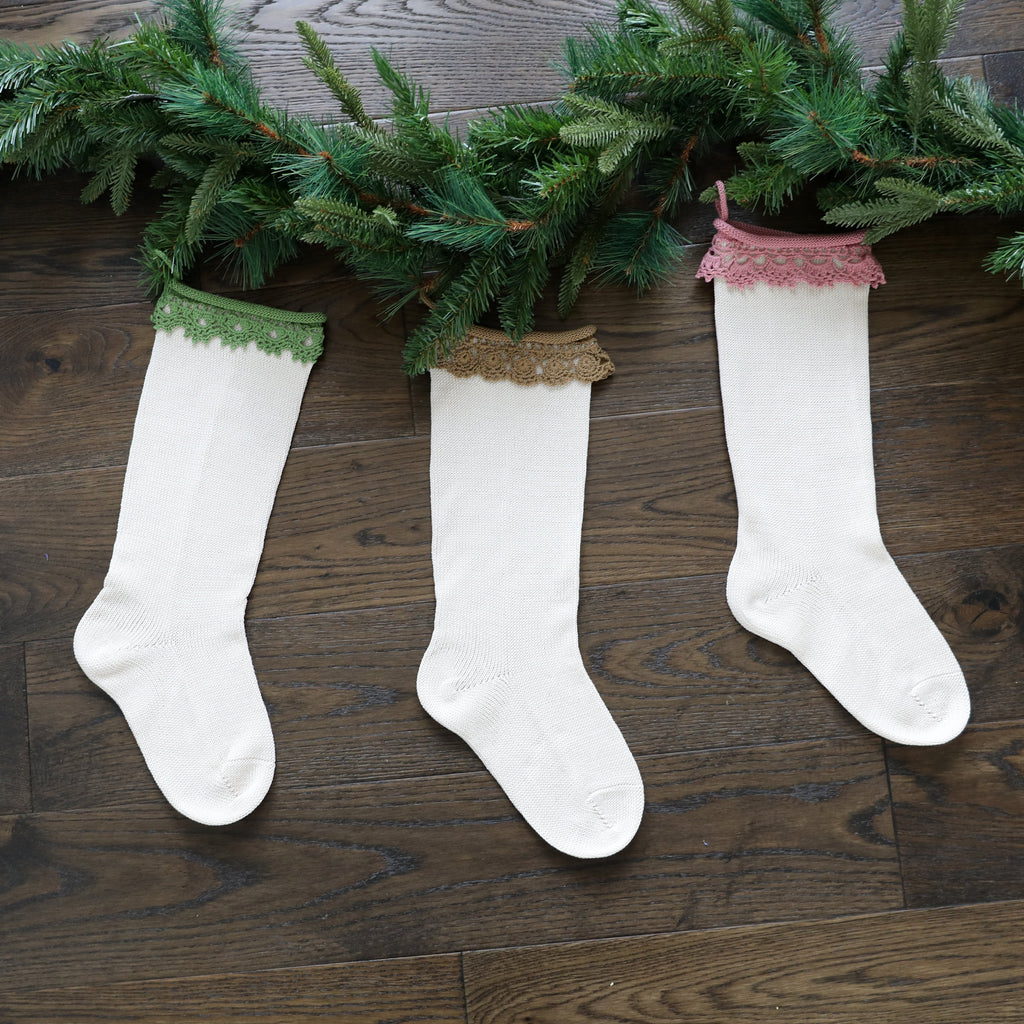 Boho Stocking in Rose - The Well Appointed House