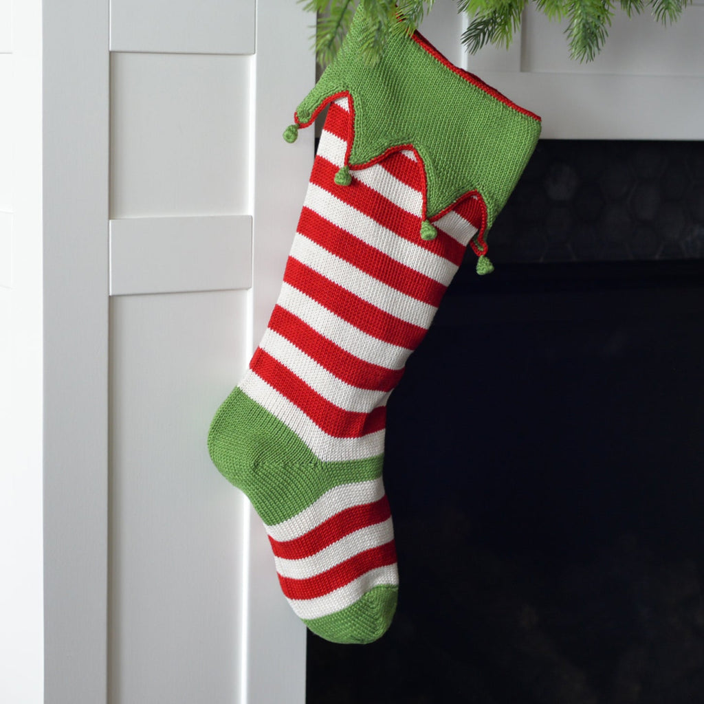 Elf Cuff Stocking, Multi - The Well Appointed House