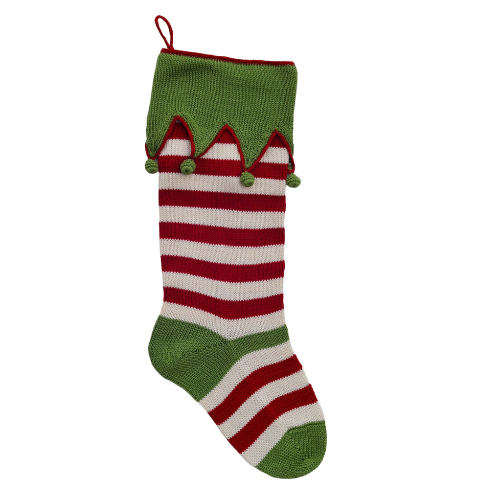 Elf Cuff Stocking, Multi - The Well Appointed House