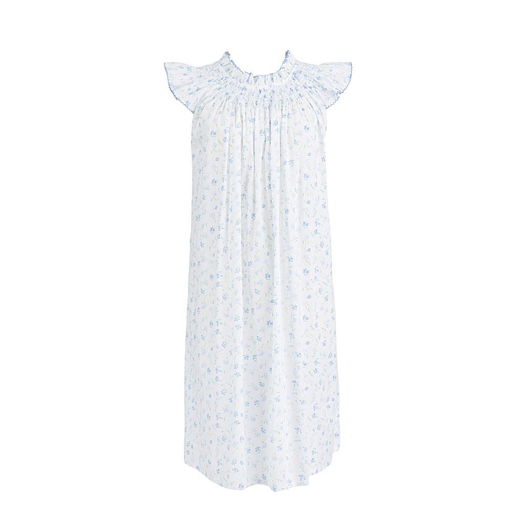 Kate Bluebell Cotton Nightgown - The Well Appointed House