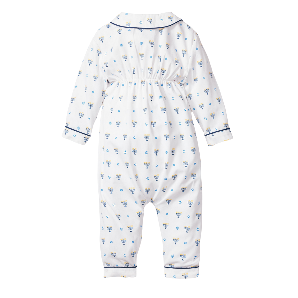 Baby's Twill Cambridge Romper in Happy Hanukkah - The Well Appointed House