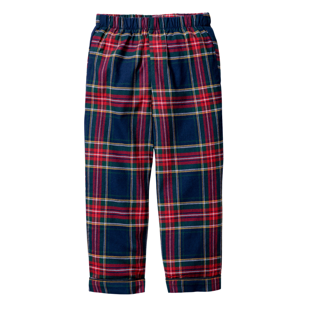 Kid's Brushed Cotton Pajama Pant in Windsor Tartan - The Well Appointed House