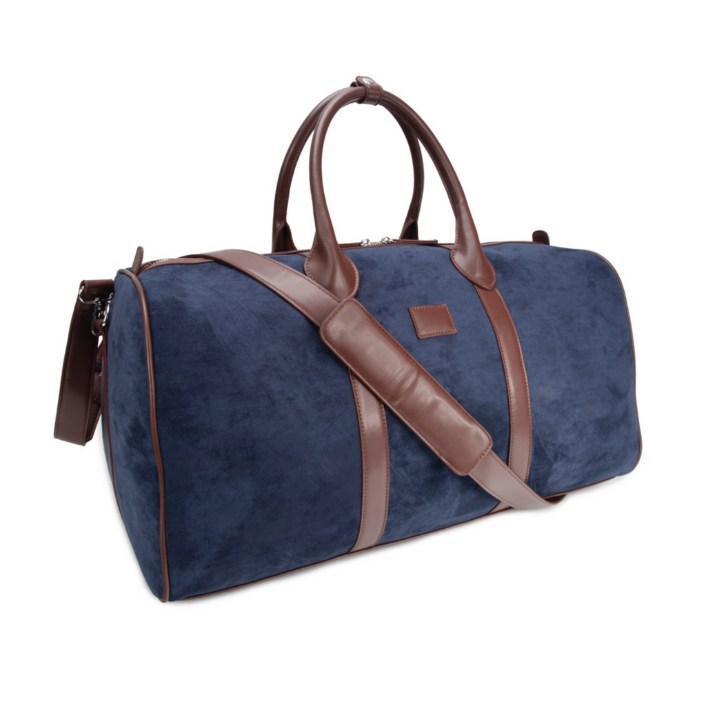 Lauren Duffel Bag in Navy - The Well Appointed House