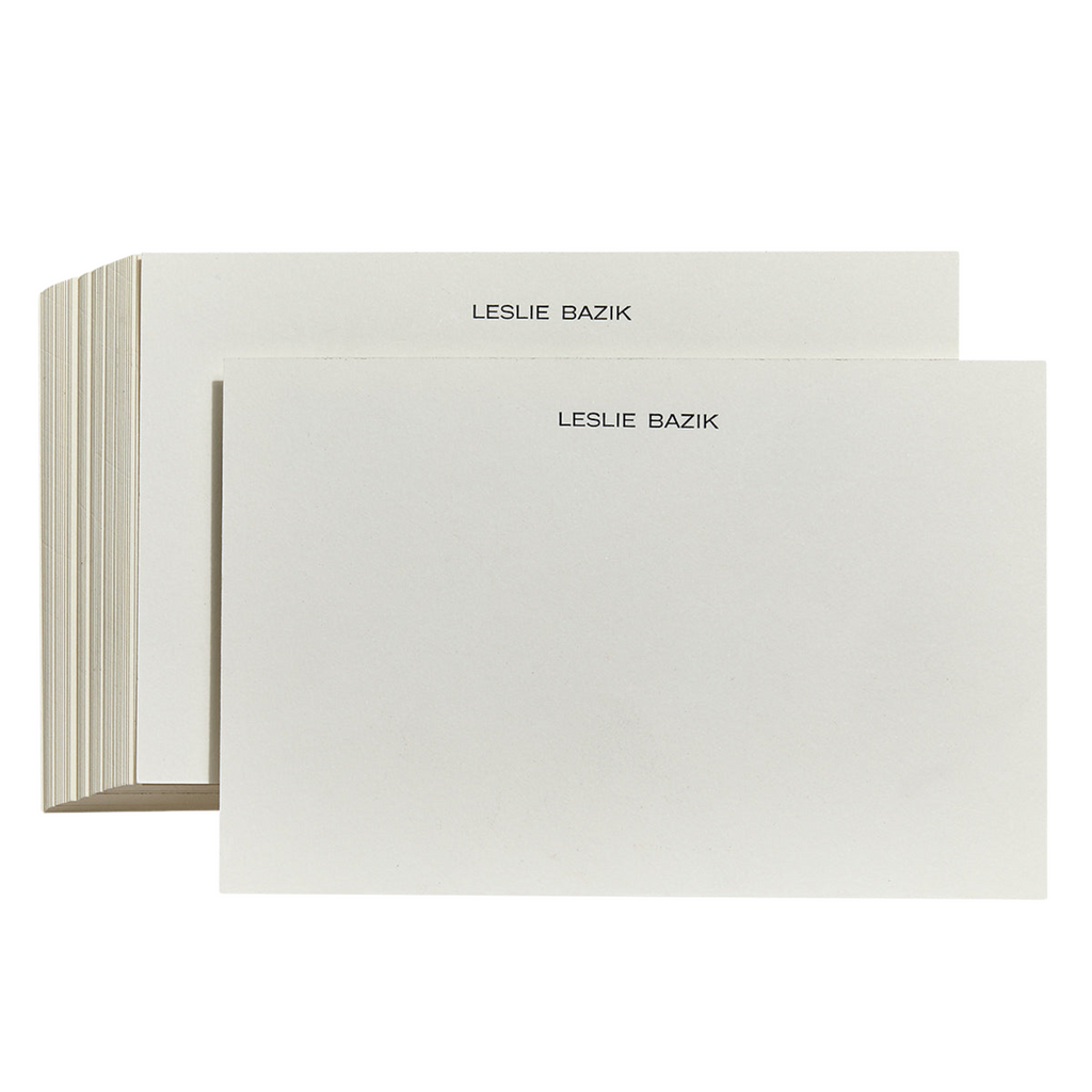 Letterpress Personalized Memo Tray Cards Refills - THE WELL APPOINTED HOUSE