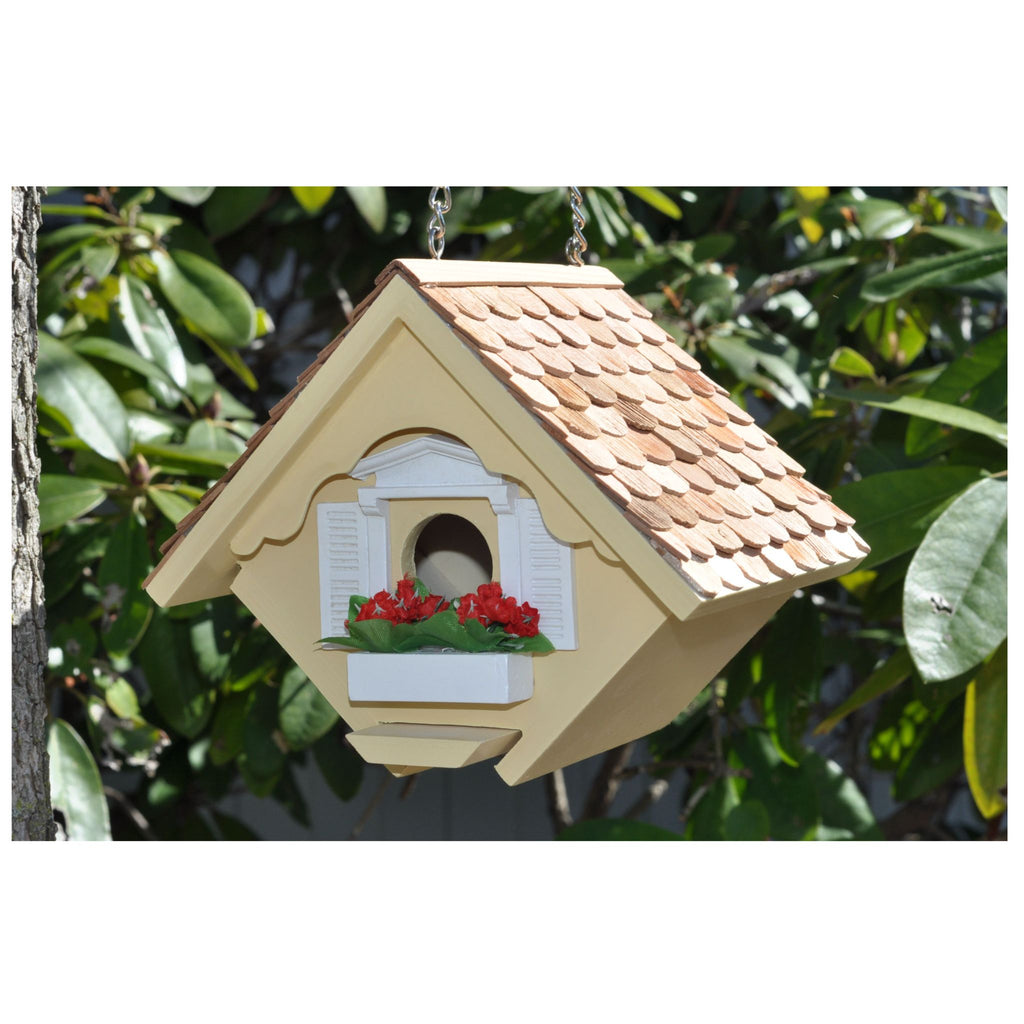 Little Yellow Cottage Birdhouse-  The Well Appointed House