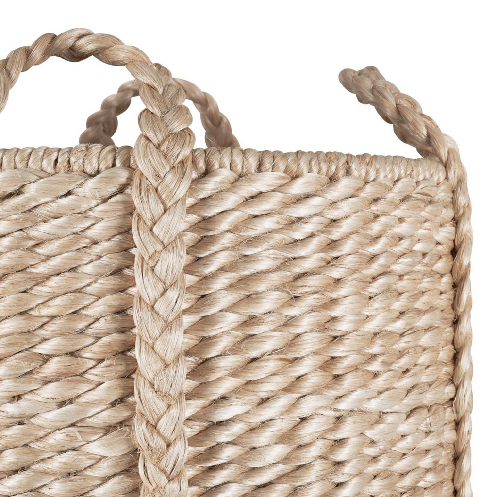 Lubid Abaca Basket in Light Natural - The Well Appointed House