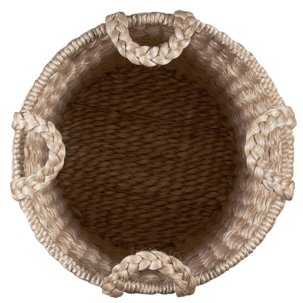 Lubid Abaca Basket in Light Natural - The Well Appointed House