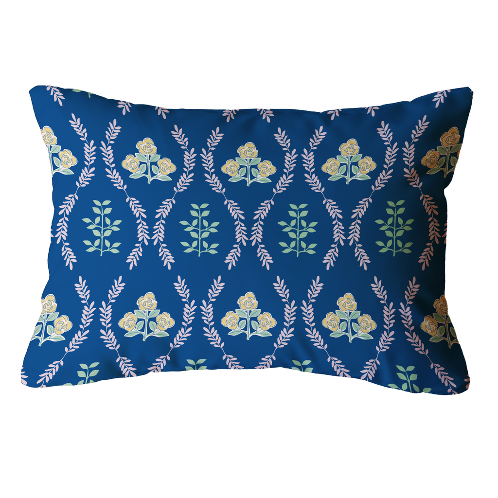 Penelope Indoor/Outdoor Pillow Lumbar - The Well Appointed House