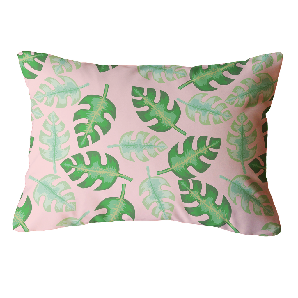 Tropical Indoor/Outdoor Pillow Lumbar - The Well Appointed House