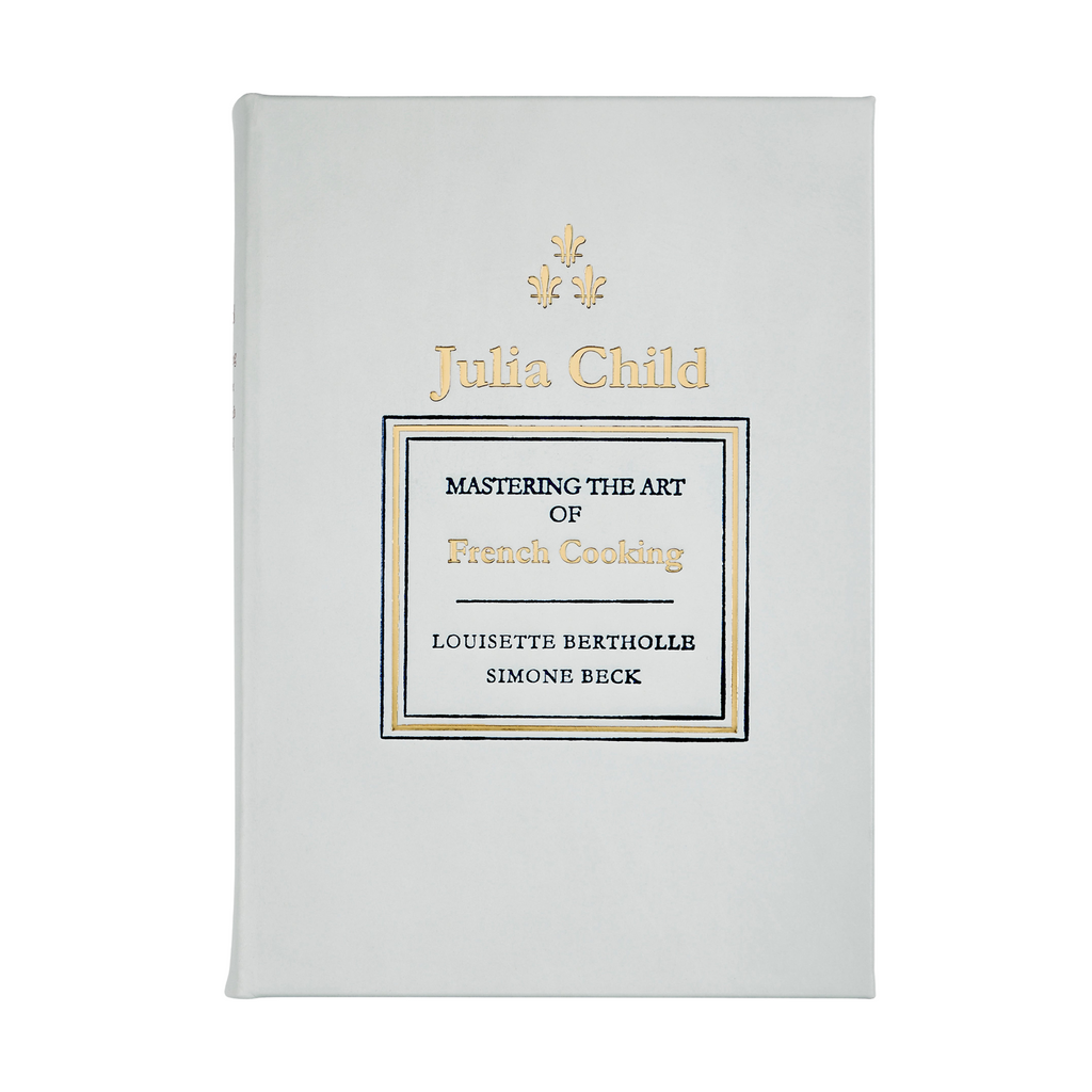 Personalize Julia Child Bonded Leather Book  The Well Appointed House