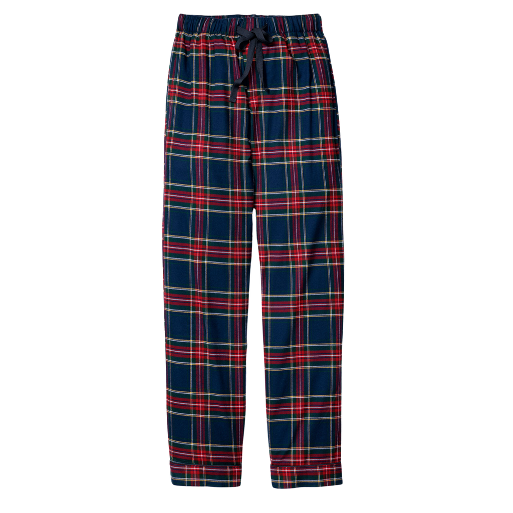 Men's Brushed Cotton Pants in Windsor Tartan - The Well Appointed House