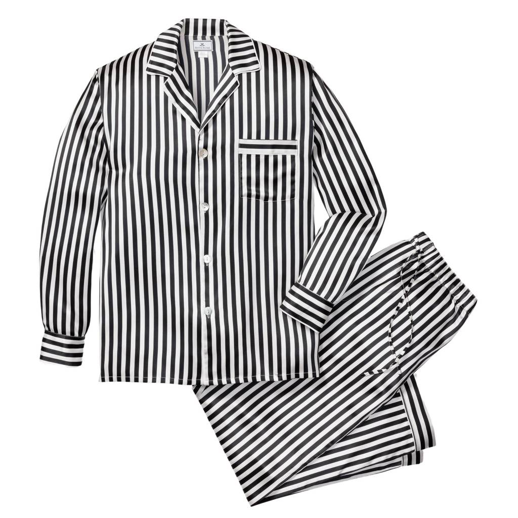 Men's Silk Pajama Set in Bengal Stripe - The Well Appointed House
