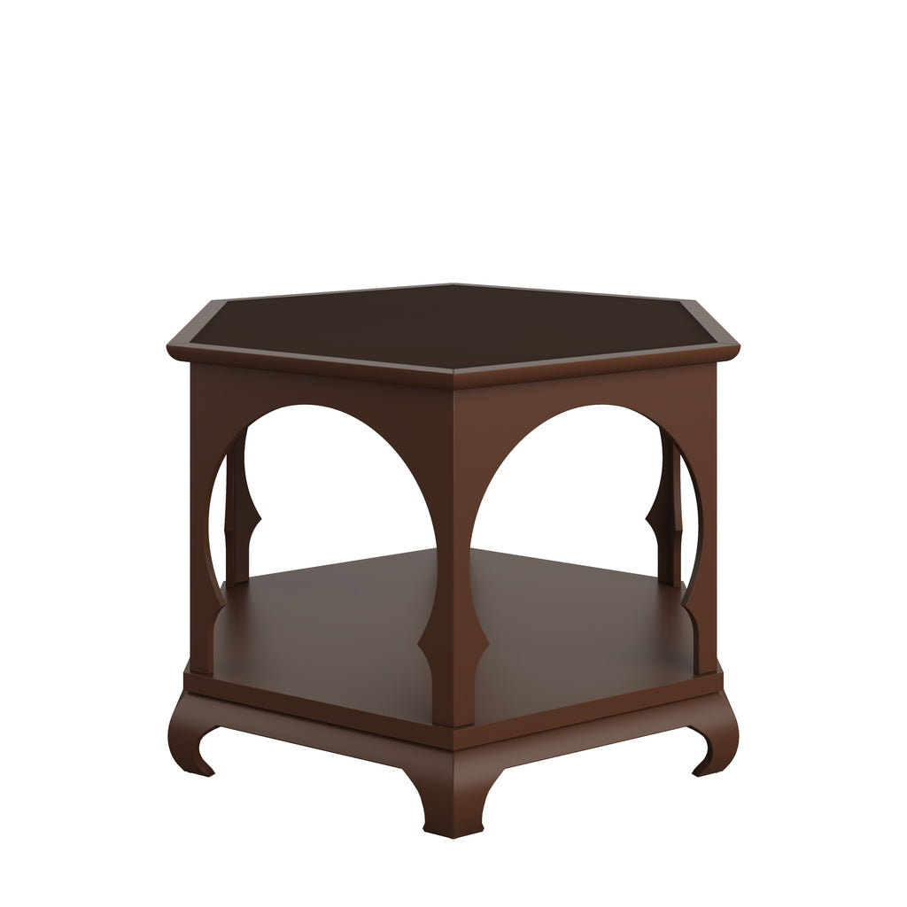 Custom Painted Moroccan Arch Table - The Well Appointed House